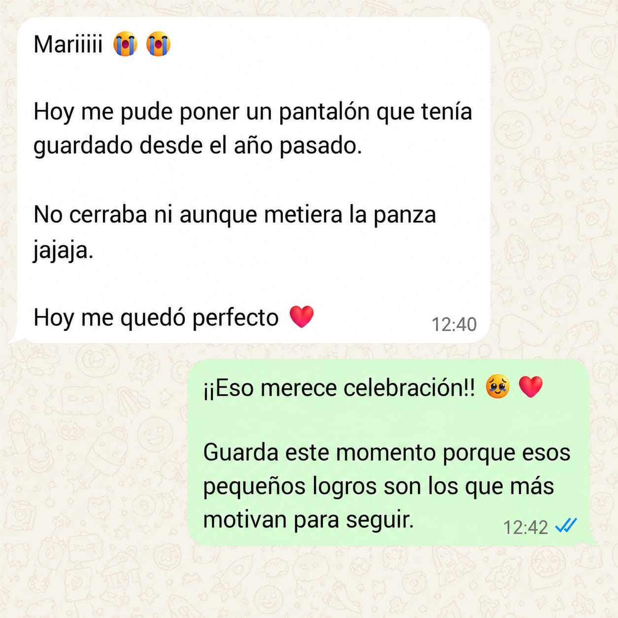 Testimonio real por WhatsApp 4