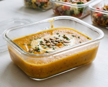 Sopa cremosa de calabaza